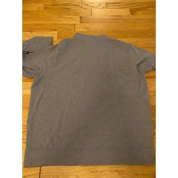 Peter Millar men's grey 1/4 zip collar long sleeve pullover knit sweater size XL - Picture 6 of 8